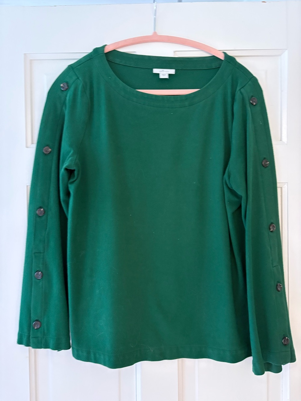 Talbots dark green top